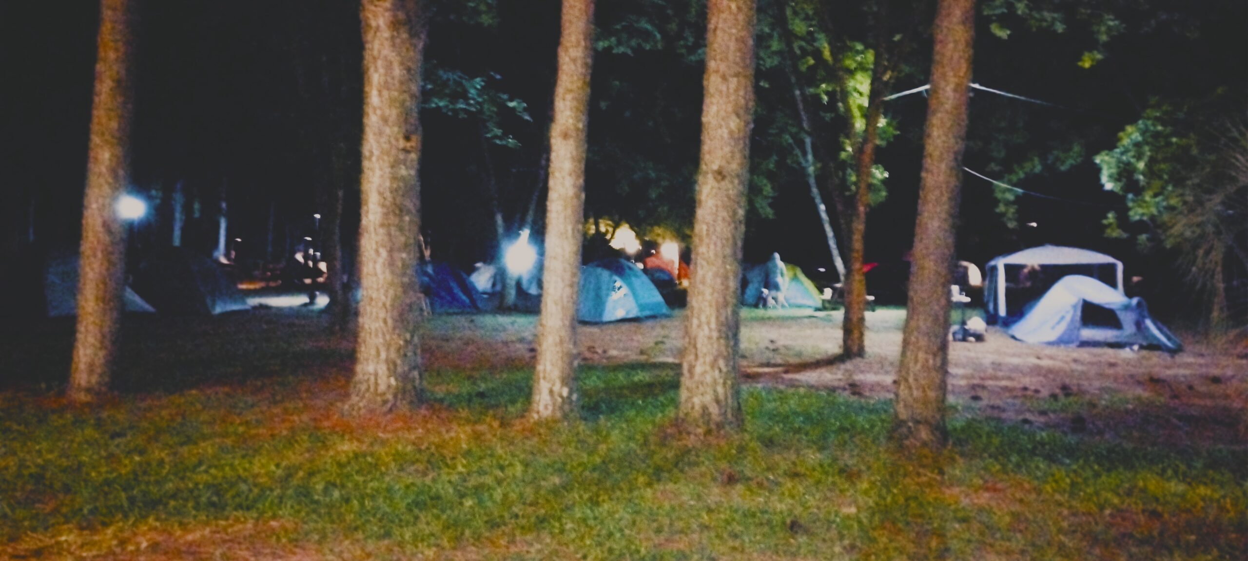 Vista del sector de Camping